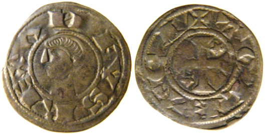 Tipo 29. Dinero toledano de buena técnica con leyenda “Toleti Ci”, y estrellas de cinco puntas en segundo y tercer cuadrante - Imagen 5