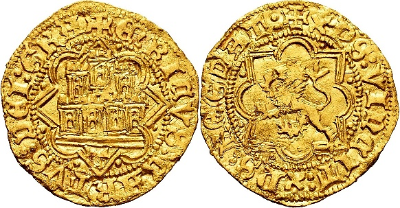 Tipo 29. Medio Enrique Castellano de oro - Imagen 16