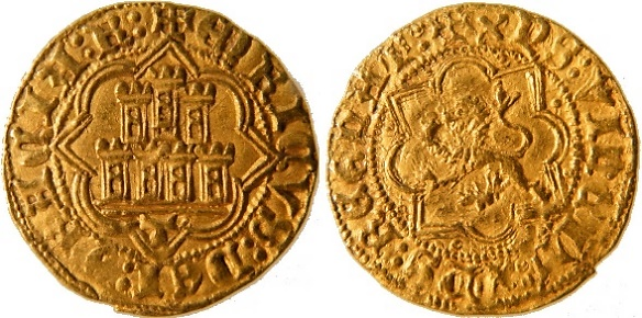 Tipo 29. Medio Enrique Castellano de oro - Imagen 19