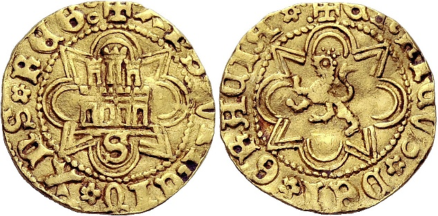 Tipo 29. Medio Enrique Castellano de oro - Imagen 6