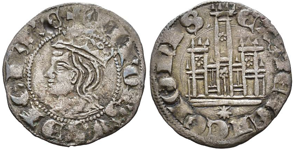 Tipo 3. Dinero Coronado de perfil y con gráfila en anverso de Coruña, del Rey Alfonso de Castilla y León - Imagen 20