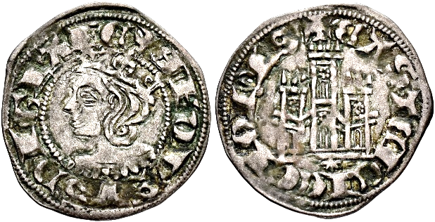 Tipo 3. Dinero Coronado de perfil y con gráfila en anverso de Coruña, del Rey Alfonso de Castilla y León - Imagen 28
