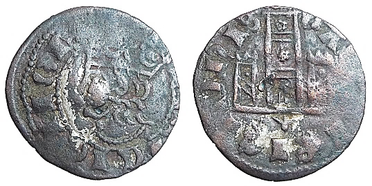 Tipo 3. Dinero Coronado de perfil y con gráfila en anverso de Coruña, del Rey Alfonso de Castilla y León - Imagen 40