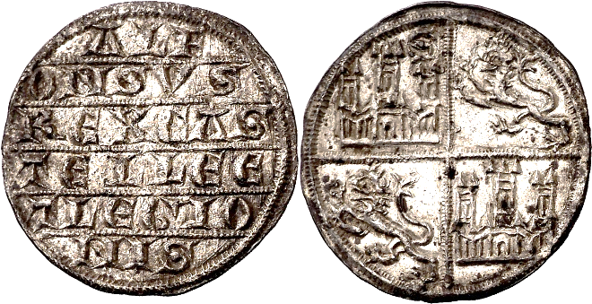 Tipo 3. Dinero de Plata alfonsí - Imagen 12