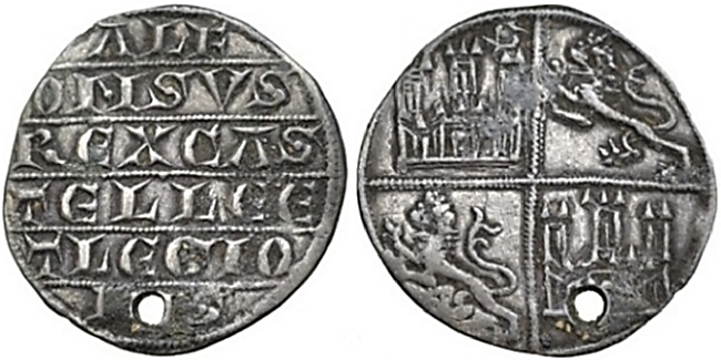 Tipo 3. Dinero de Plata alfonsí - Imagen 16