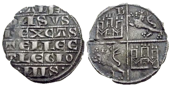 Tipo 3. Dinero de Plata alfonsí - Imagen 3