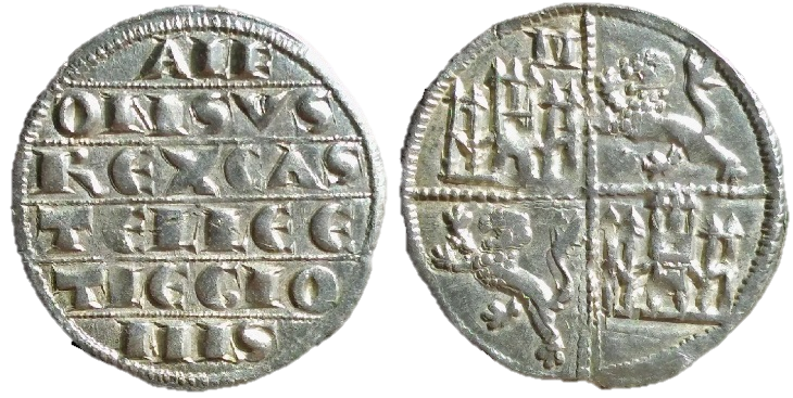 Tipo 3. Dinero de Plata alfonsí - Imagen 9