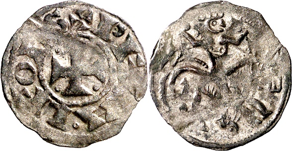 Tipo 3. Dinero del Joven Jinete Rey Alfonso - Imagen 2