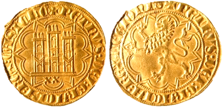 Tipo 3. Dobla Castellana de oro de a 20 maravedís - Imagen 1