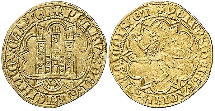 Tipo 3. Dobla Castellana de oro de a 20 maravedís - Imagen 4