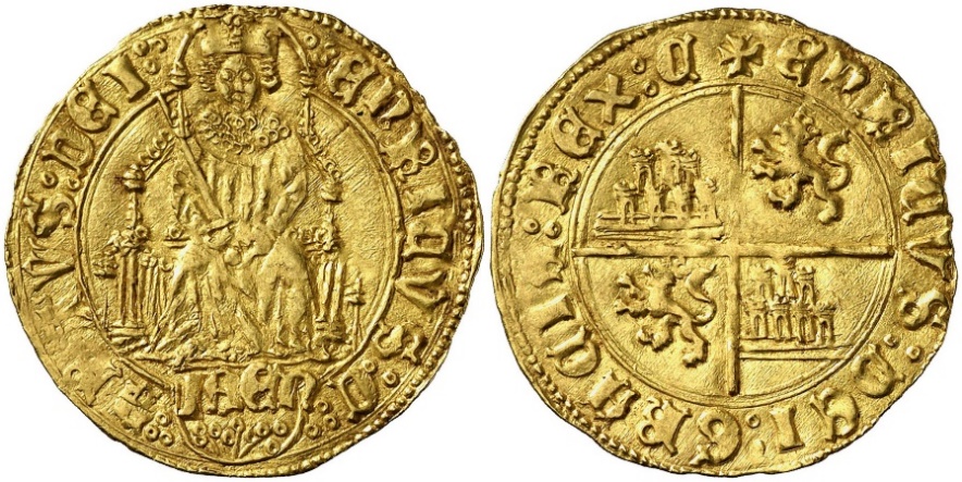 Tipo 3. Enrique de la Silla Alta y Baja de oro - Imagen 3