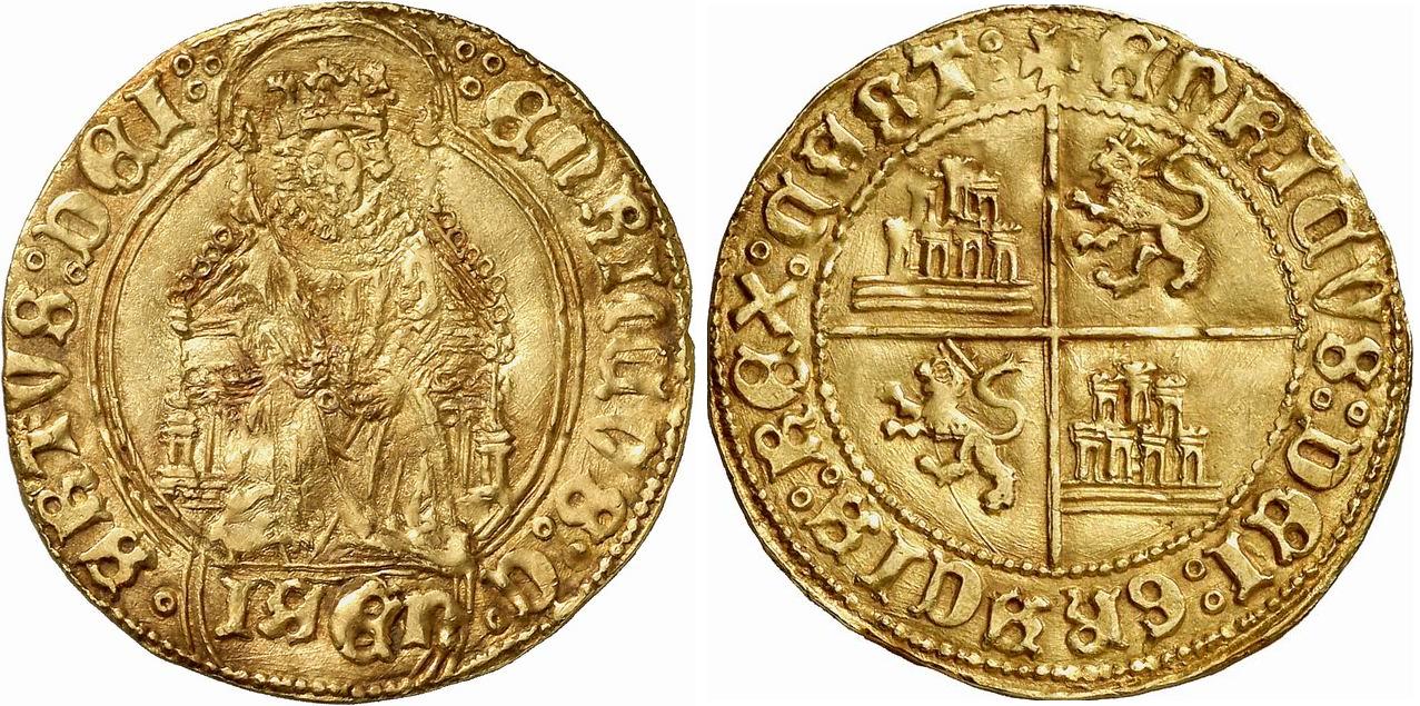 Tipo 3. Enrique de la Silla Alta y Baja de oro - Imagen 5