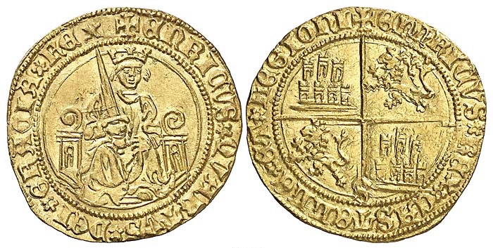 Tipo 3. Enrique de la Silla Alta y Baja de oro - Imagen 66