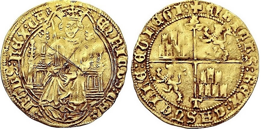 Tipo 3. Enrique de la Silla Alta y Baja de oro - Imagen 77