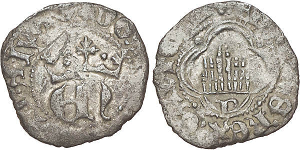 Tipo 3. Medio Real de Vellón con “EN” Coronadas - Imagen 3