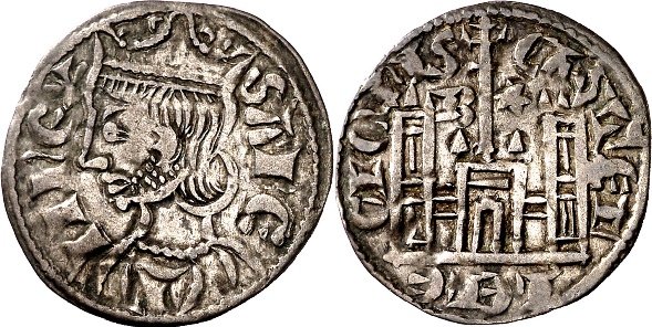 Tipo 3. “Moneda Coronada” del rey Sancho - Imagen 3