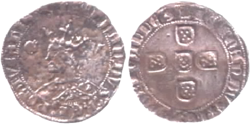 Tipo 3. Tornés de Busto coronado y Quinas - Imagen 3