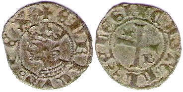 Tipo 30. Cinquén Coronado del tiempo del rey Enrique, de a 5 dineros - Imagen 4