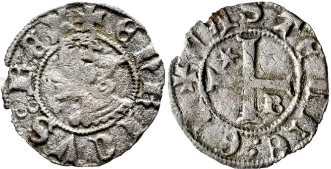 Tipo 30. Cinquén Coronado del tiempo del rey Enrique, de a 5 dineros - Imagen 7