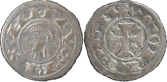 Tipo 30. Dinero toledano de buena técnica con leyenda “Tolleta”, y con estrellas de cinco puntas en primer y cuarto cuadrante - Imagen 11