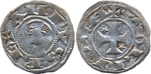 Tipo 30. Dinero toledano de buena técnica con leyenda “Tolleta”, y con estrellas de cinco puntas en primer y cuarto cuadrante - Imagen 13