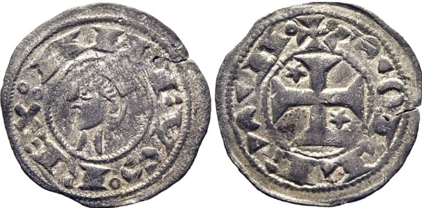 Tipo 30. Dinero toledano de buena técnica con leyenda “Tolleta”, y con estrellas de cinco puntas en primer y cuarto cuadrante - Imagen 14