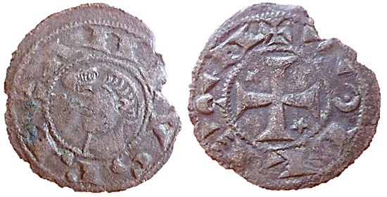 Tipo 30. Dinero toledano de buena técnica con leyenda “Tolleta”, y con estrellas de cinco puntas en primer y cuarto cuadrante - Imagen 16