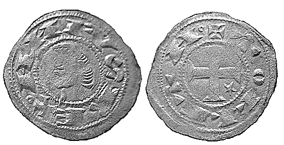 Tipo 30. Dinero toledano de buena técnica con leyenda “Tolleta”, y con estrellas de cinco puntas en primer y cuarto cuadrante - Imagen 7