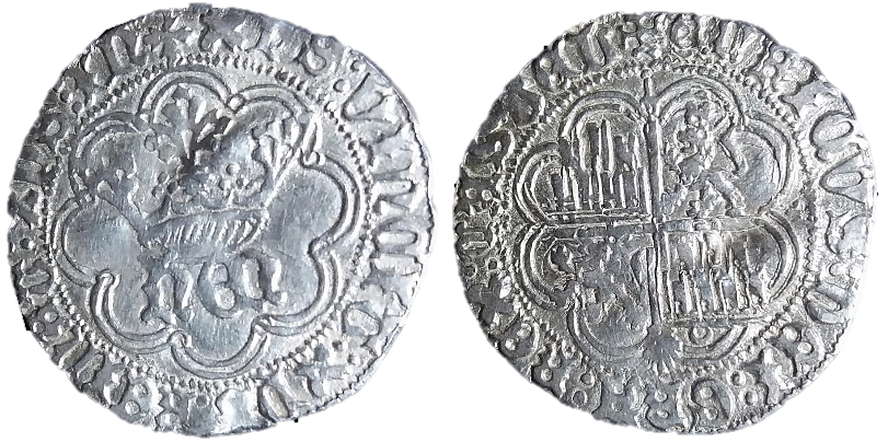 Tipo 30. Real de plata de monograma “hEN” - Imagen 102