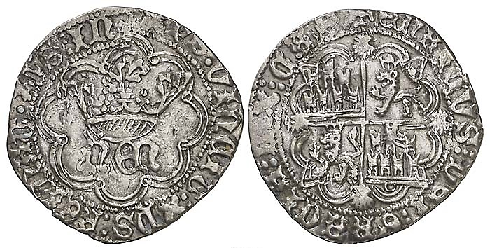 Tipo 30. Real de plata de monograma “hEN” - Imagen 105