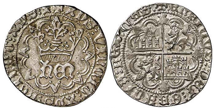 Tipo 30. Real de plata de monograma “hEN” - Imagen 107