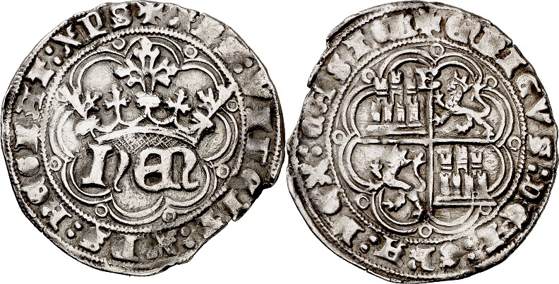 Tipo 30. Real de plata de monograma “hEN” - Imagen 11