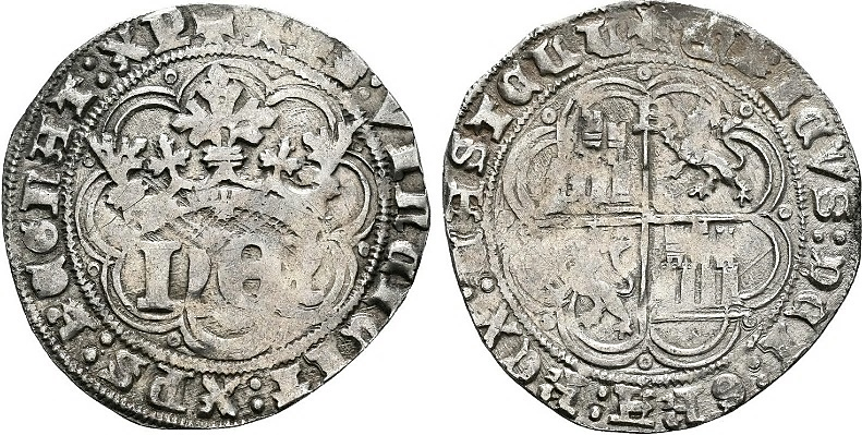 Tipo 30. Real de plata de monograma “hEN” - Imagen 12