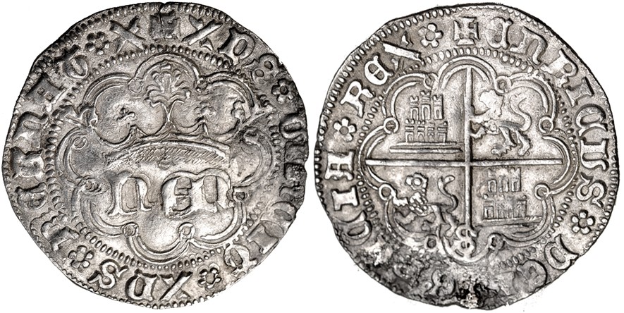 Tipo 30. Real de plata de monograma “hEN” - Imagen 23