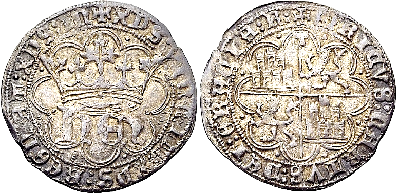 Tipo 30. Real de plata de monograma “hEN” - Imagen 40