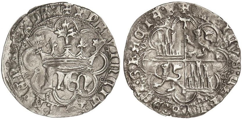 Tipo 30. Real de plata de monograma “hEN” - Imagen 44