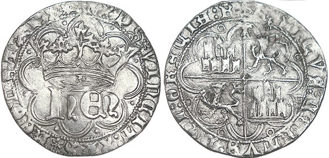 Tipo 30. Real de plata de monograma “hEN” - Imagen 45