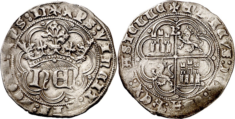 Tipo 30. Real de plata de monograma “hEN” - Imagen 5