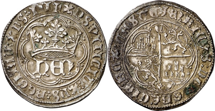 Tipo 30. Real de plata de monograma “hEN” - Imagen 72