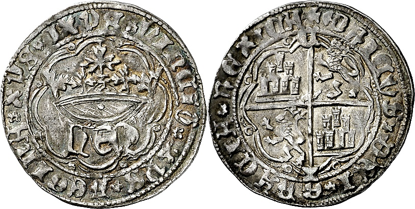 Tipo 30. Real de plata de monograma “hEN” - Imagen 78