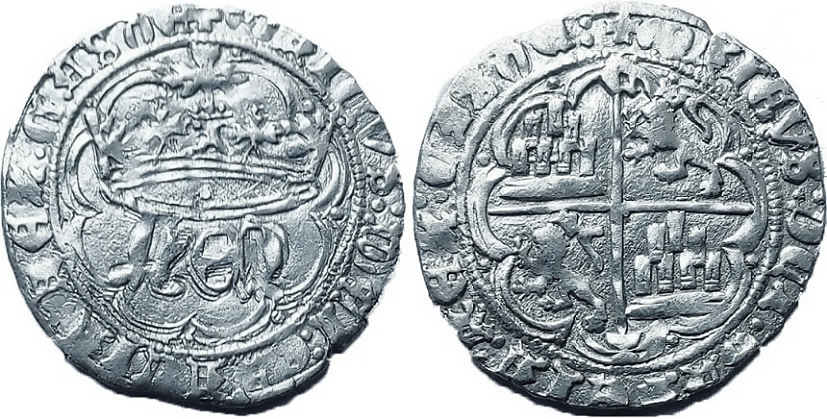 Tipo 30. Real de plata de monograma “hEN” - Imagen 90