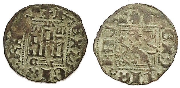 Tipo 31. Dinero Novén con castillo y león, con orla cuadrada - Imagen 45