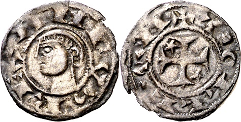 Tipo 31. Meaja toledana de buena técnica con leyenda “Tolleta”, y con estrellas de cinco puntas en primer y cuarto cuadrante - Imagen 3