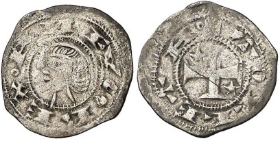 Tipo 31. Meaja toledana de buena técnica con leyenda “Tolleta”, y con estrellas de cinco puntas en primer y cuarto cuadrante - Imagen 5