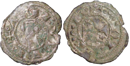 Tipo 31. Meaja toledana de buena técnica con leyenda “Tolleta”, y con estrellas de cinco puntas en primer y cuarto cuadrante - Imagen 6