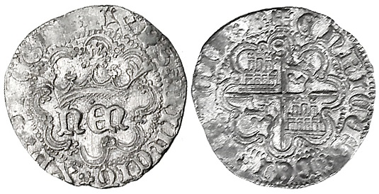 Tipo 31. Medio Real de plata de monograma “hEN” - Imagen 15