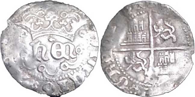Tipo 31. Medio Real de plata de monograma “hEN” - Imagen 18