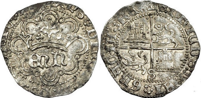 Tipo 31. Medio Real de plata de monograma “hEN” - Imagen 20