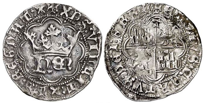 Tipo 31. Medio Real de plata de monograma “hEN” - Imagen 22