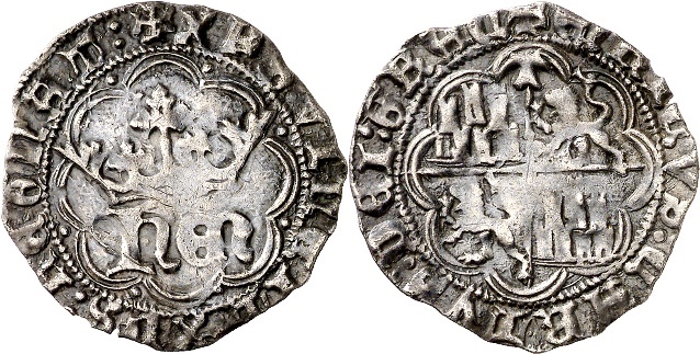 Tipo 31. Medio Real de plata de monograma “hEN” - Imagen 23